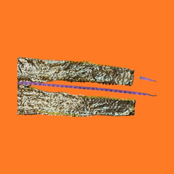 Mesh Gold Jumpsuit - Picture 6 of 13